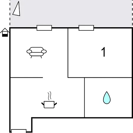 Daire 1 Bedroom Cozy In
